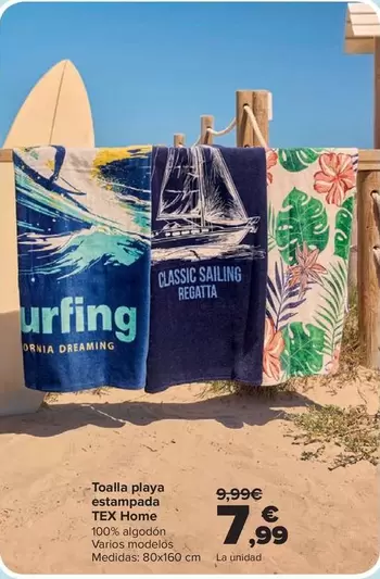 Tex Home - Toalla Playa Estampada