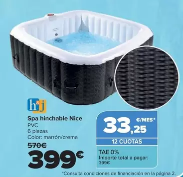 H&j - Spa Hinchable Nice 