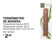 Termometro De Madera