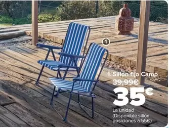 Sillon Fijo Camp