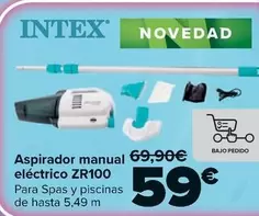 Intex - Aspirador Manual Electrico ZR100