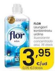 Flor - Suavizante Concentrado Azul