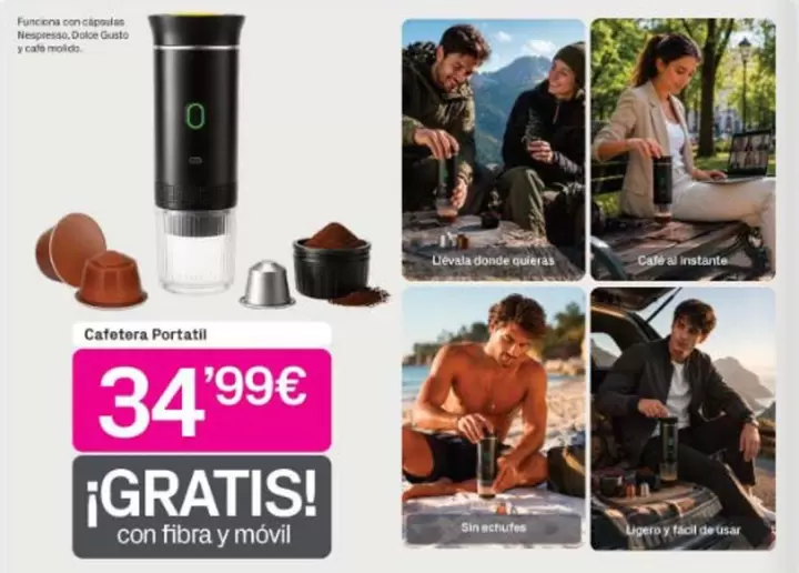 Funciona - Cafetera Portatil