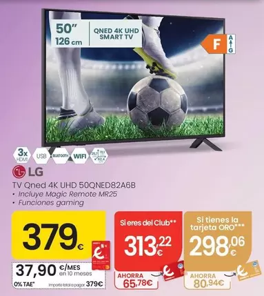 LG - TV Qned 4K UHD 50QNED82A6B