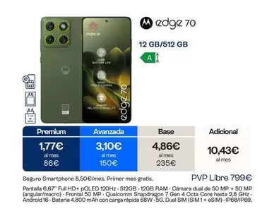 Motorola - Edge 70