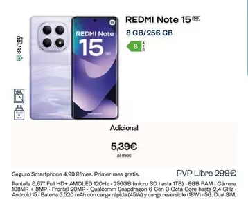 Xiaomi - Redmi Note 15