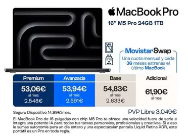 Apple - Macbook Pro 16" M5 Pro