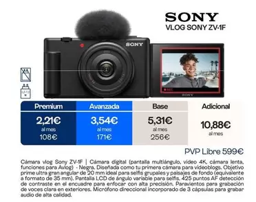 Sony - Vlog ZV-1F