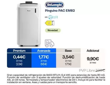 DeLonghi - Pinguino PAC EM82 