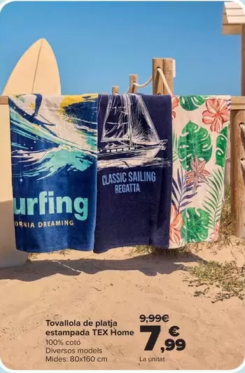 Tex Home - Toalla Playa Estampada