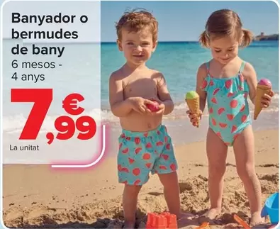 Banador O Bermuda Bano
