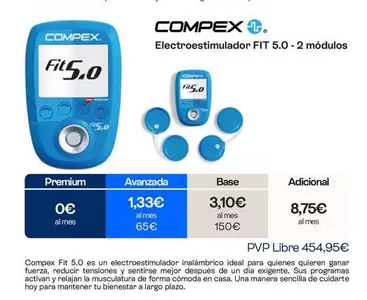 Compex - Electroestimulador Fit 5.0