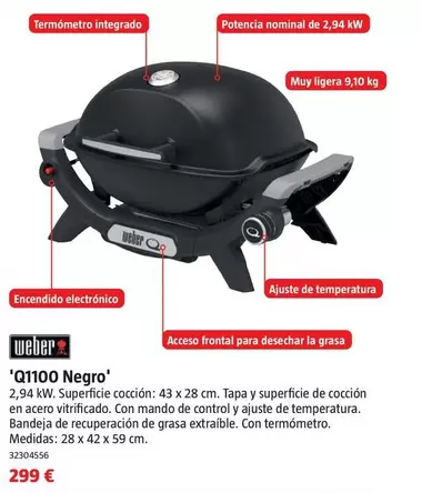 Weber - 'Q1100 Negro'