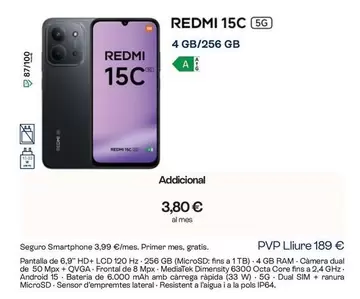 Xiaomi - Redmi 15C