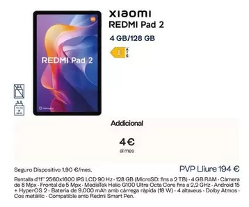 Xiaomi - Redmi Pad 2
