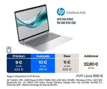 HP - EliteBook 645