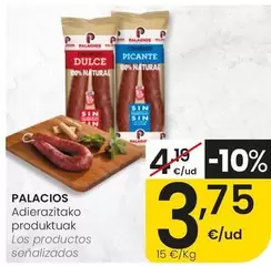 Palacios - Los Productos 
