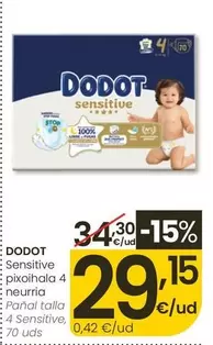 Dodot - Panal Talla 4 Sensitive