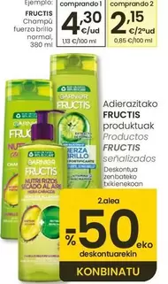 Fructis - Champu Fuerza Brillo Normal