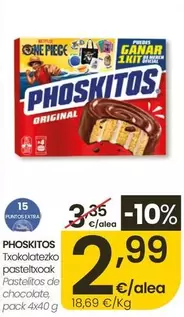 Phoskitos - Pastelitos De Chocolate