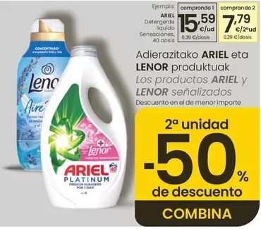 Ariel - Detergente Liquido Sensaciones