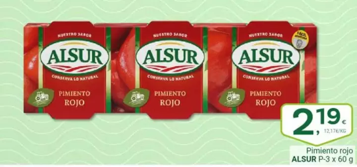 Alsur - Pimiento Rojo