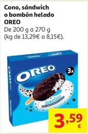Oreo - Cono, Sandwich O Bombon Helado