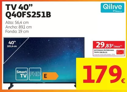 qilive - Tv 40" Q40FS251B