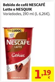 Nescafé - Bebida De Café Latte O Nesquik