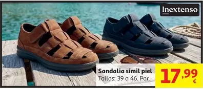 inextenso - Sandalia Simil Piel