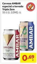 ambar - Cervesa Especial O Torrada Triple Zero