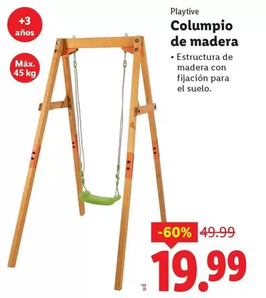 Playtive - Columpio De Madera