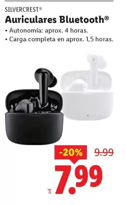 SilverCrest - Auriculares Bluetooth