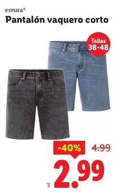 Esmara - Pantalon Vaquero Corto