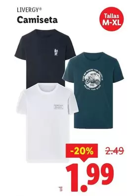 Livergy - Camiseta