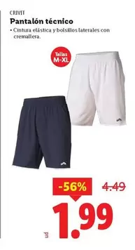 Crivit - Pantalon Tecnico