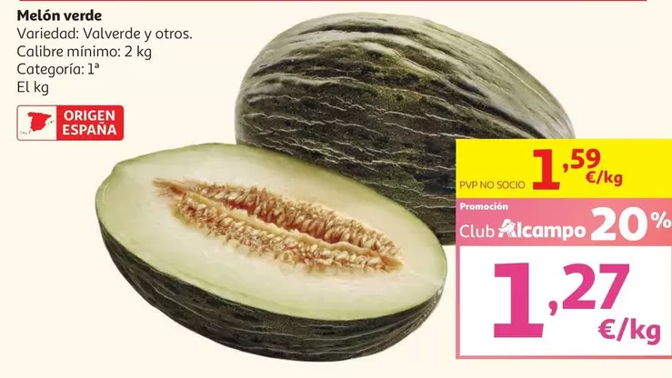 origen - Melón Verde