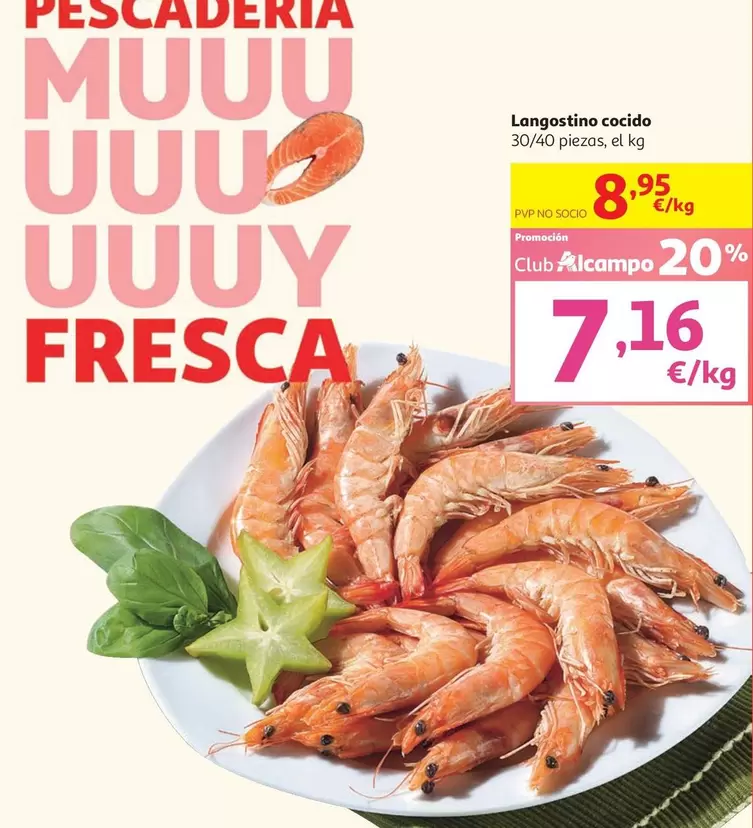 alcampo - Langostino Cocido