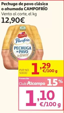 Campofrío - Pechuga De Pavo Clasica O Ahumada