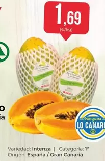 origen - Variedad: Intenza