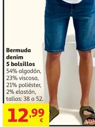 Inextenso - Bermuda Denim 5 Bolsillos