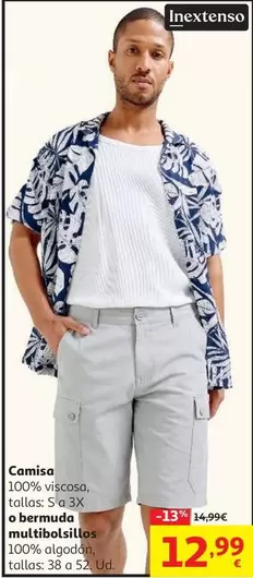 Inextenso - Camisa O Bermuda Multibolsillos