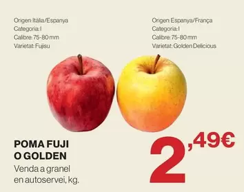 origen - Poma Fuji O Golden