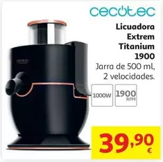 Cecotec - Licuadora Extrem Titanium 1900