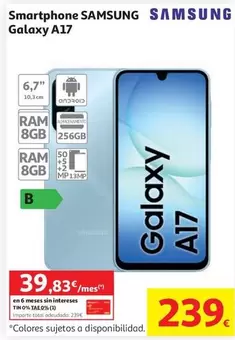 Samsung - Smartphone Galaxy A17 256gb Black                   