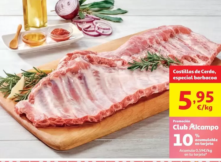 Costillar De Cerdo Kg