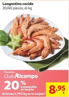 Langostino Cocido