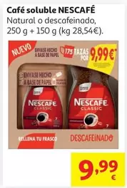 Cafe Soluble Natural Nescafe 200 G + Doypack 150 G