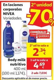 Body Milk Nivea Nutritivo 400ml