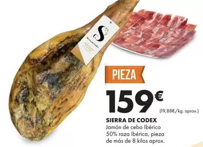 Sierra de Codes - Jamon De Cebo Iberico 50% Raza Iberica